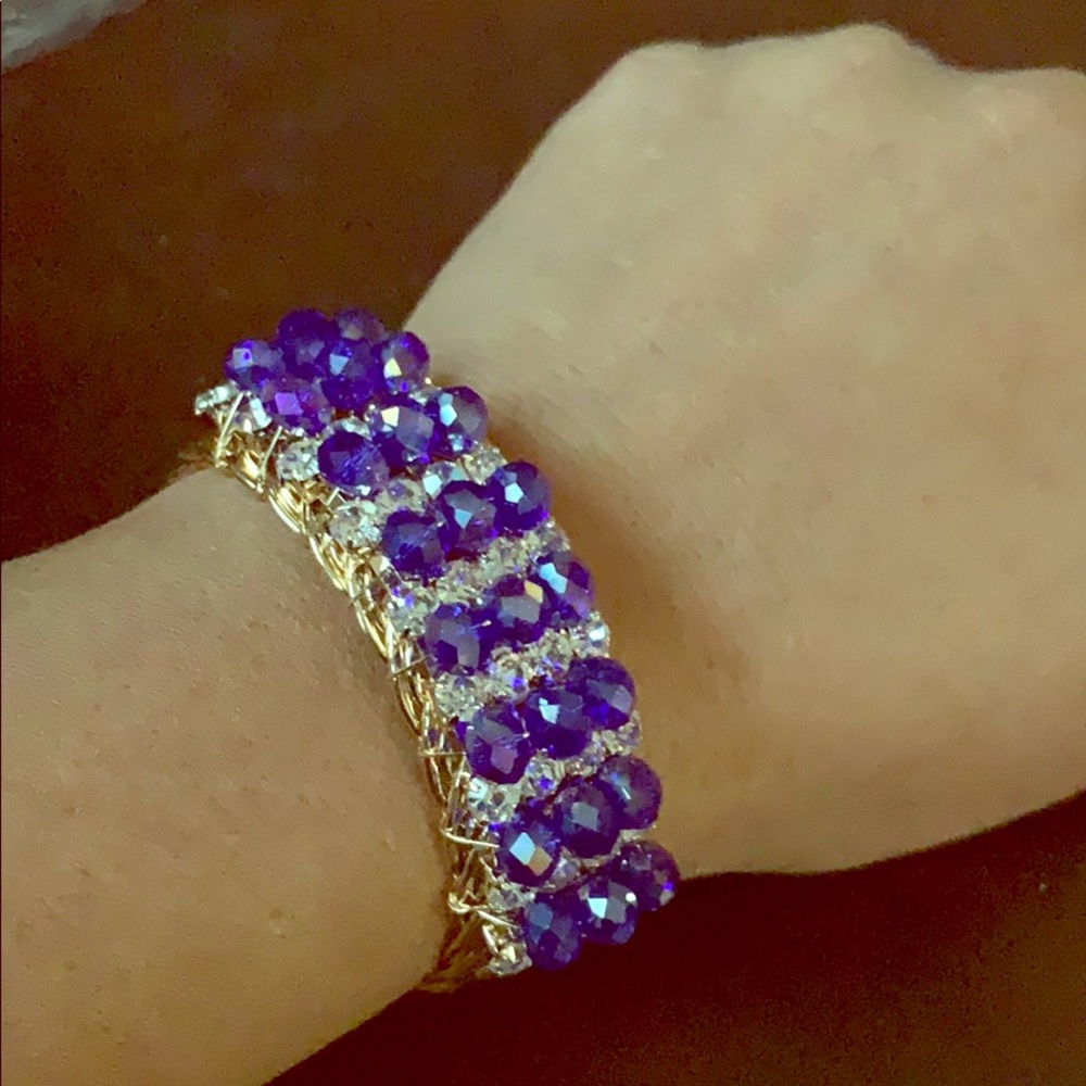 Bracelets with stones and bets